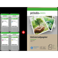 Prindo Green nero / ciano / magenta / giallo Value Pack