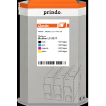 compatibile con Brother LC-3217  Prindo Classic Multipack nero / ciano / magenta / giallo