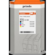 compatibile con Brother LC-426  Prindo Classic Multipack nero / ciano / magenta / giallo