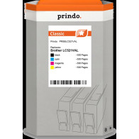 compatibile con Brother LC521VAL  Prindo Classic Multipack nero / ciano / magenta / giallo