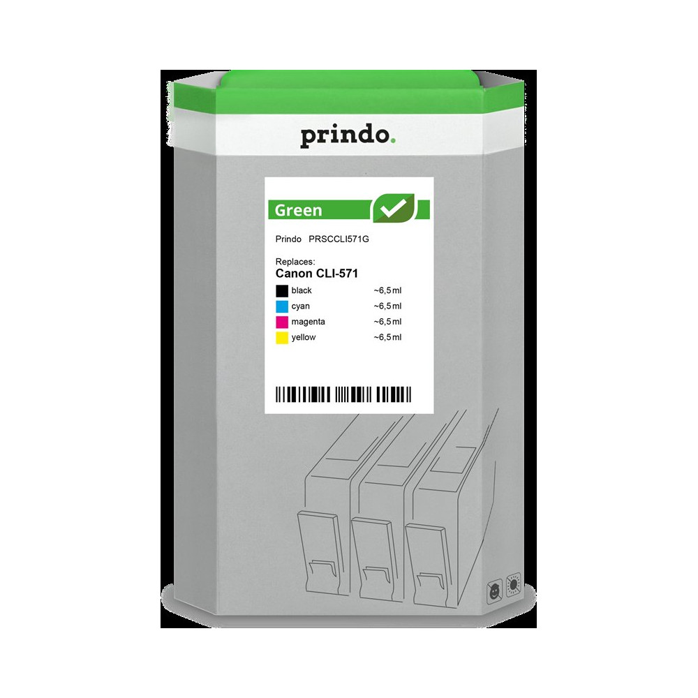 compatibile con Brother LC-985  Prindo Green Multipack nero / ciano / magenta / giallo