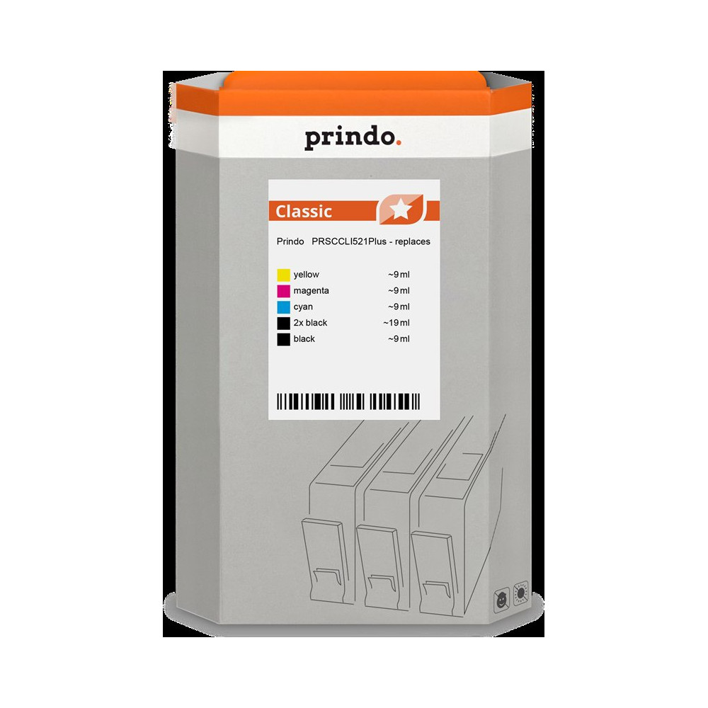Prindo Classic Multipack nero / ciano / magenta / giallo