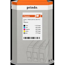 Prindo Classic XL Multipack nero / ciano / magenta / giallo / Grigio