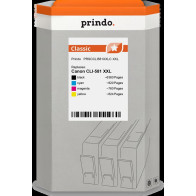 compatibile con Canon CLI-581 XXL  Prindo Classic XXL Multipack nero / ciano / magenta / giallo