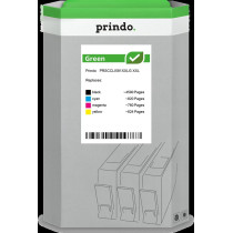 Prindo Green XXL Multipack nero / ciano / magenta / giallo