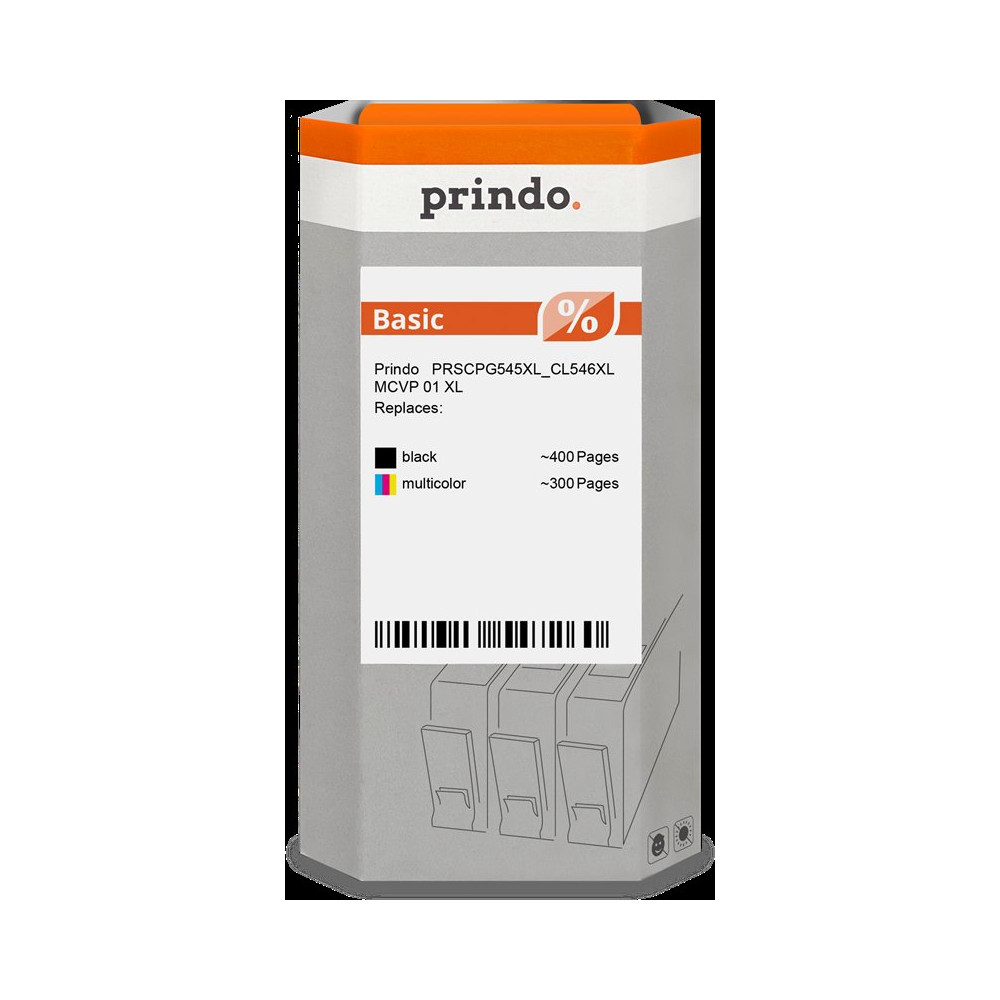 Prindo Basic XL Multipack nero / differenti colori