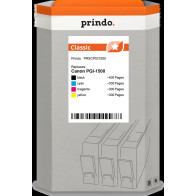 compatibile con Canon PGI-1500  Prindo Classic Multipack nero / ciano / magenta / giallo