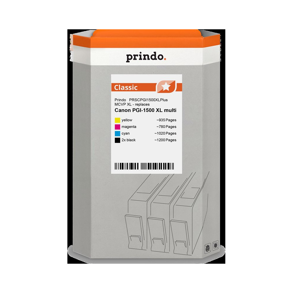 Prindo Classic XL Multipack nero / ciano / magenta / giallo