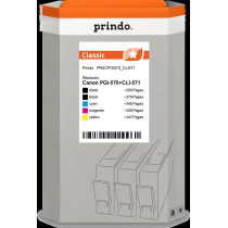 compatibile con Canon PGI-570+CLI-571  Prindo Classic Multipack nero / nero / ciano / magenta / giallo