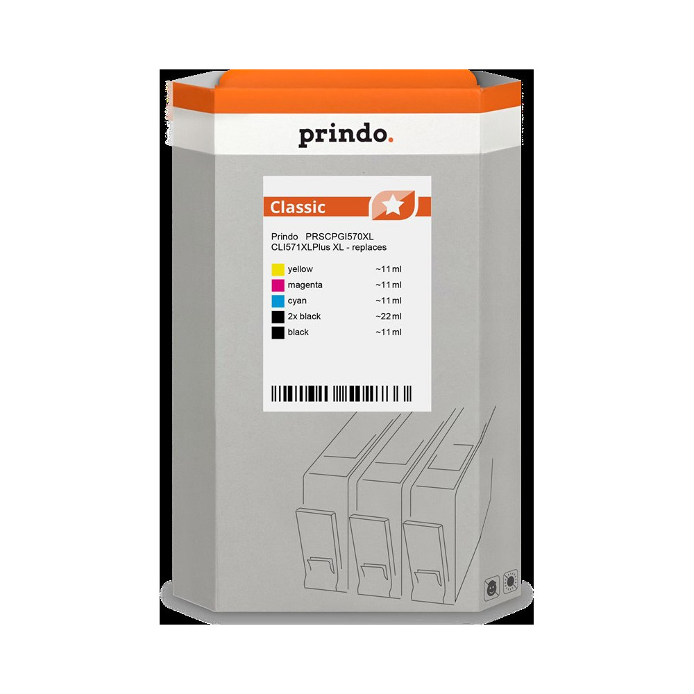 Prindo Classic XL Multipack nero / ciano / magenta / giallo