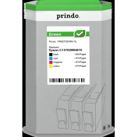 compatibile con Epson 502XL  Prindo Green XL Multipack nero / ciano / magenta / giallo