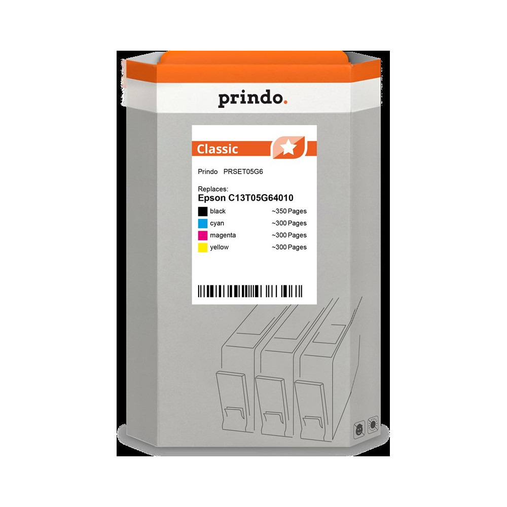compatibile con Epson 405  Prindo Classic Multipack nero / ciano / magenta / giallo