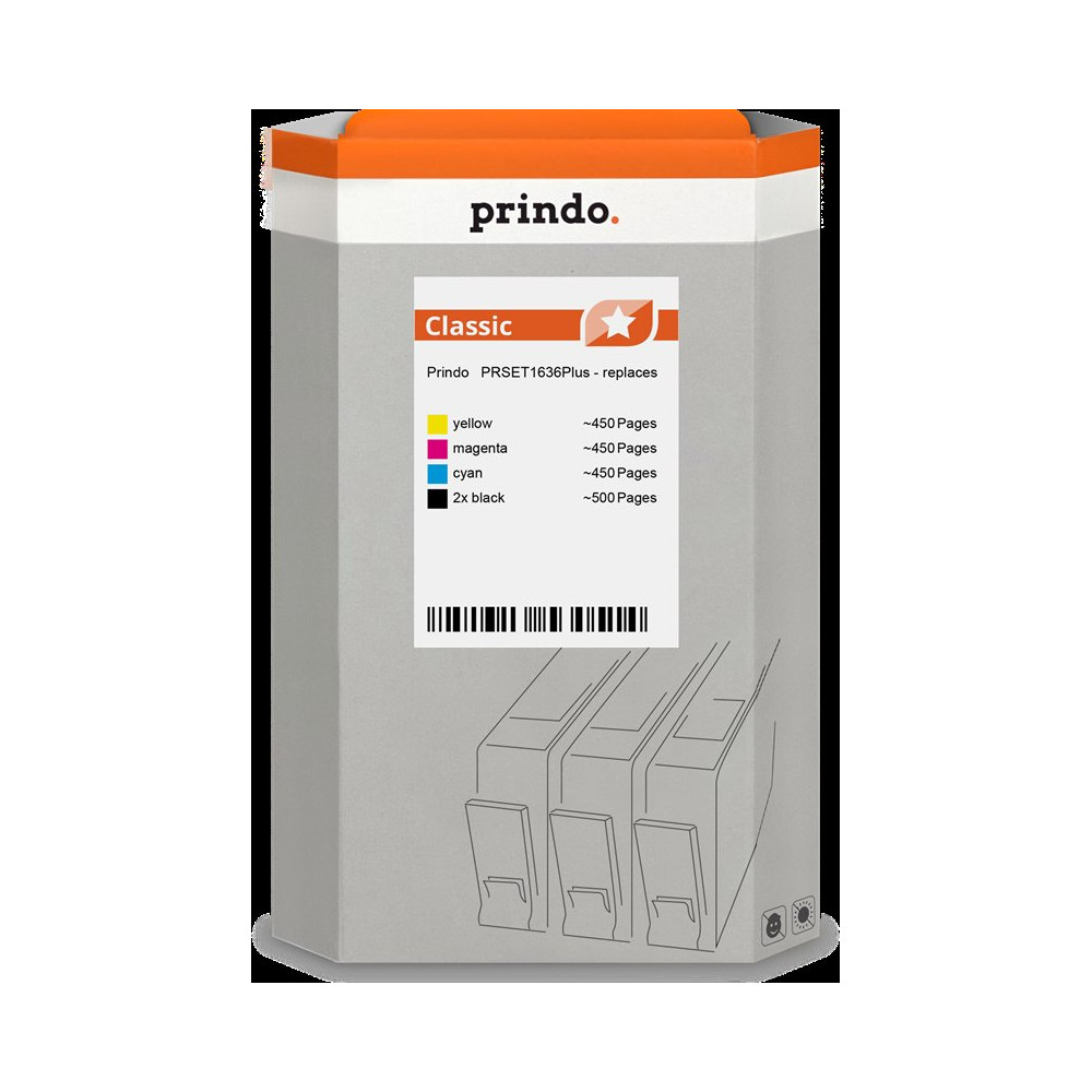 Prindo Classic Multipack nero / ciano / magenta / giallo