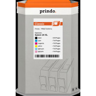 compatibile con Epson 24 XL  Prindo Classic XL Multipack nero / ciano / magenta / giallo / ciano (chiaro) / magenta (chiaro)