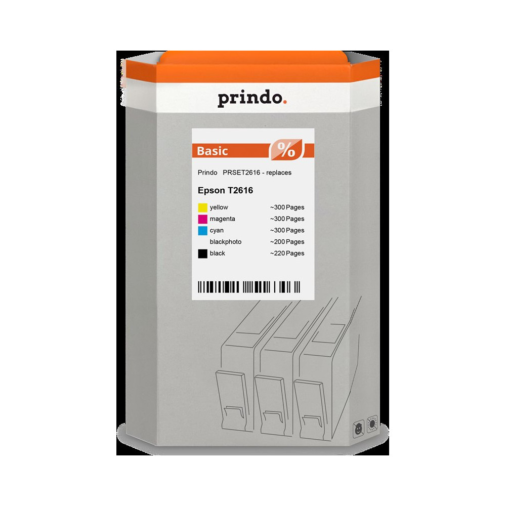 Prindo Basic Multipack nero / ciano / magenta / giallo