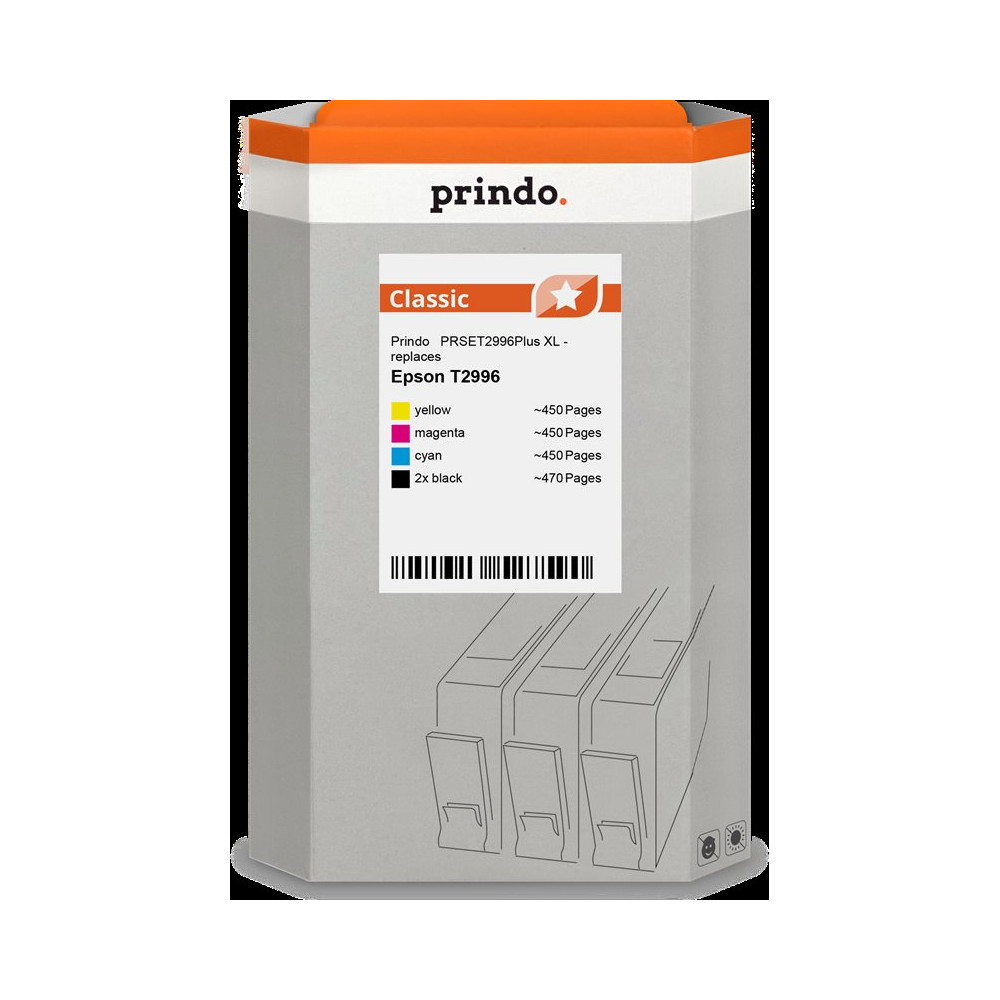 Prindo Classic XL Multipack nero / ciano / magenta / giallo