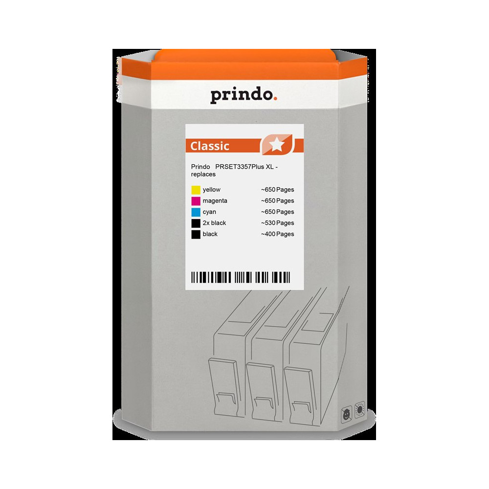 Prindo Classic XL Multipack nero / ciano / magenta / giallo