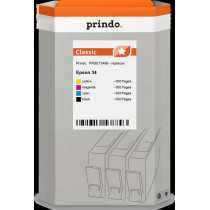compatibile con Epson 34  Prindo Classic Multipack nero / ciano / magenta / giallo