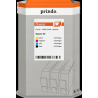 compatibile con Epson 34  Prindo Classic Multipack nero / ciano / magenta / giallo