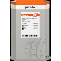 compatibile con Epson 34XL  Prindo Classic XL Multipack nero / ciano / magenta / giallo