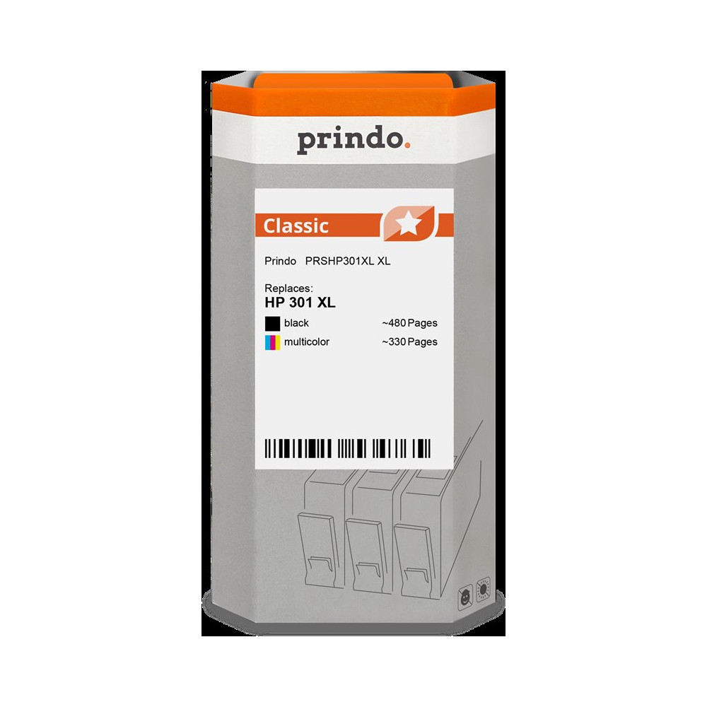 Prindo Classic XL Multipack nero / differenti colori