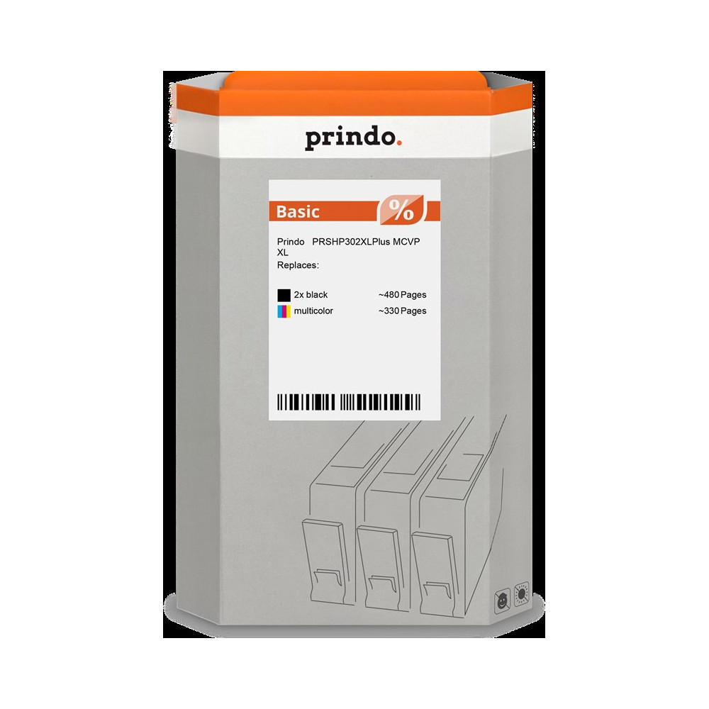 Prindo Basic Multipack nero / differenti colori