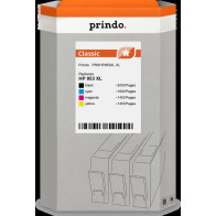 compatibile con HP 953 XL  Prindo Classic XL Multipack nero / ciano / magenta / giallo