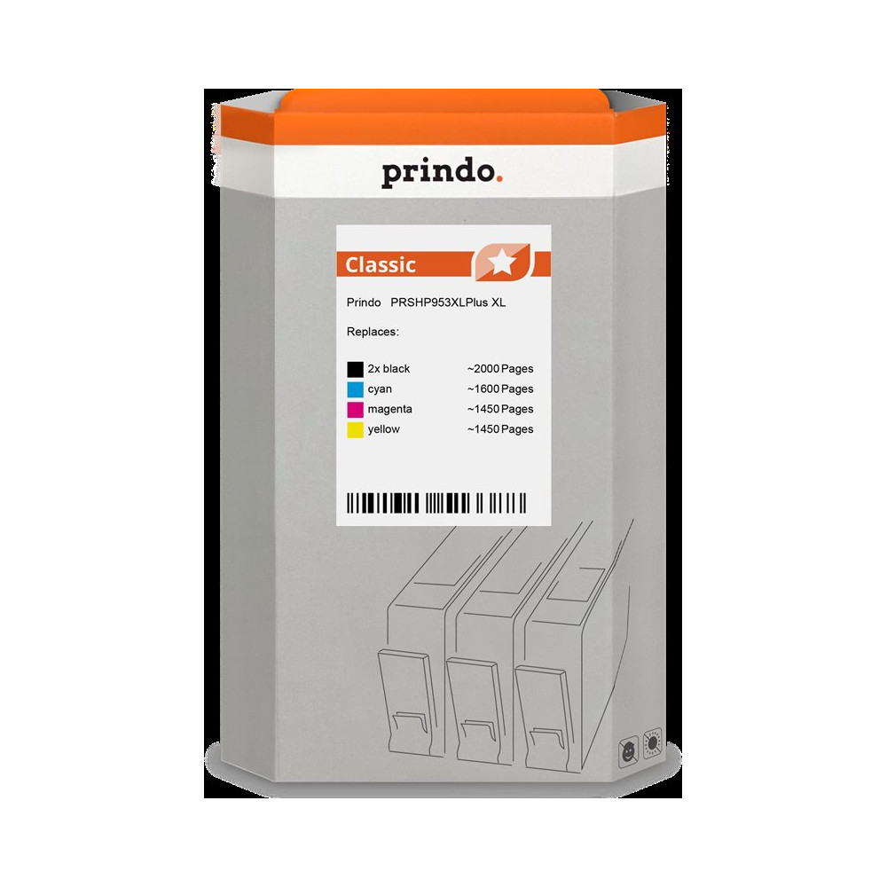 Prindo Classic XL Multipack nero / ciano / magenta / giallo
