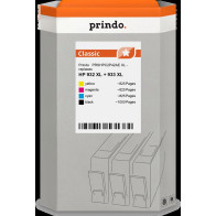 compatibile con HP 932XL+933XL  Prindo Classic XL Multipack nero / ciano / magenta / giallo