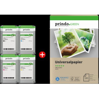 Prindo Green nero / ciano / magenta / giallo Value Pack