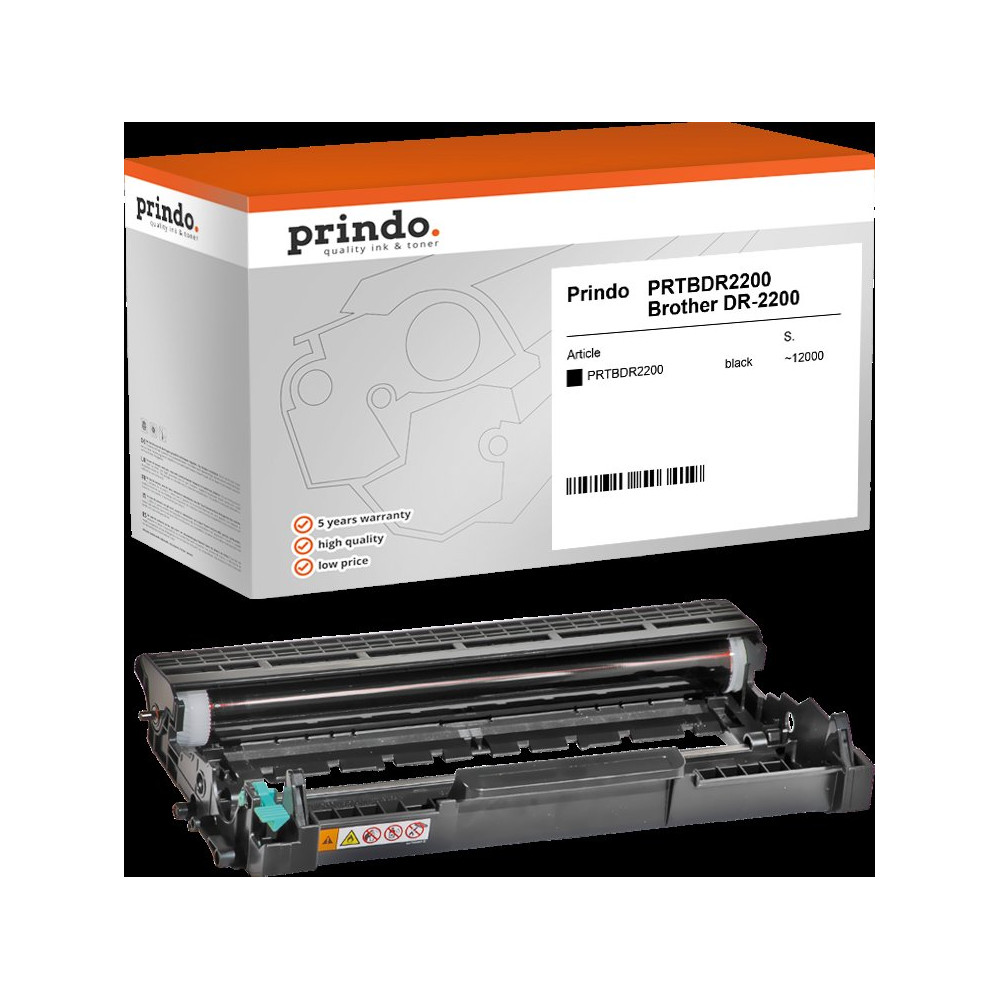 compatibile con Brother DR-2200  Prindo Classic Tamburo nero