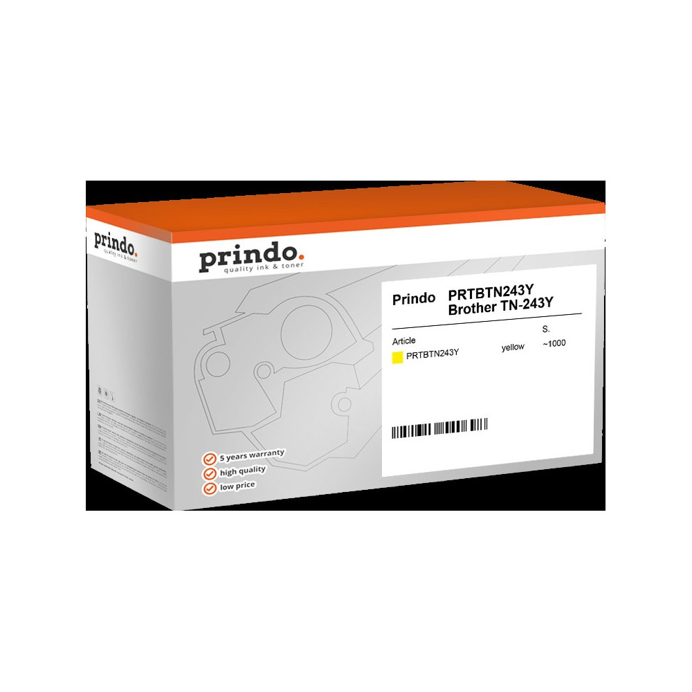 compatibile con Brother TN-243Y  Prindo Classic giallo toner