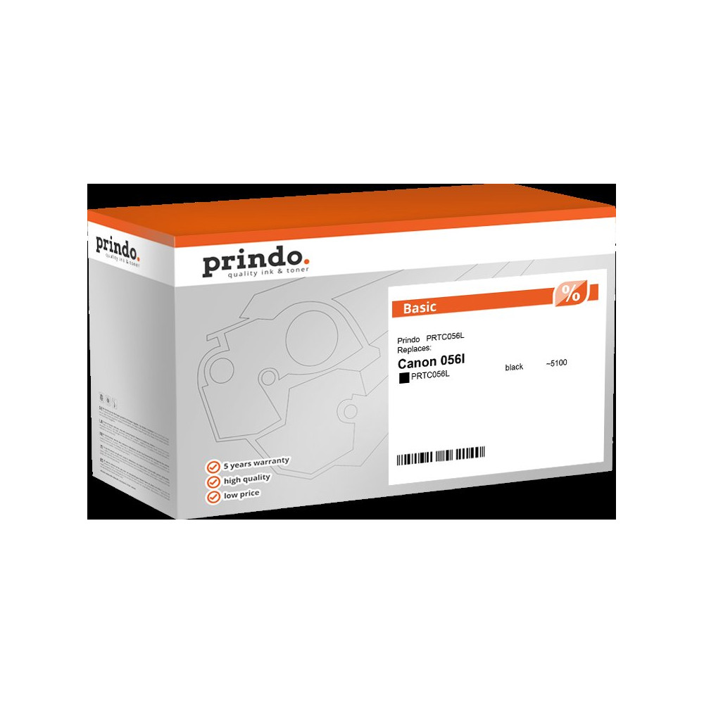 compatibile con Canon 056l  Prindo Basic nero toner