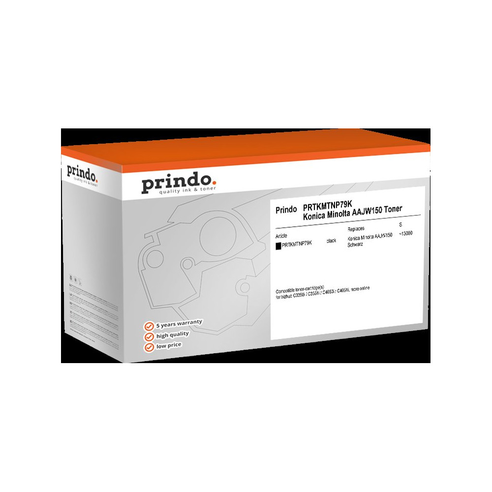 compatibile con Konica Minolta TNP-79K  Prindo Classic nero toner