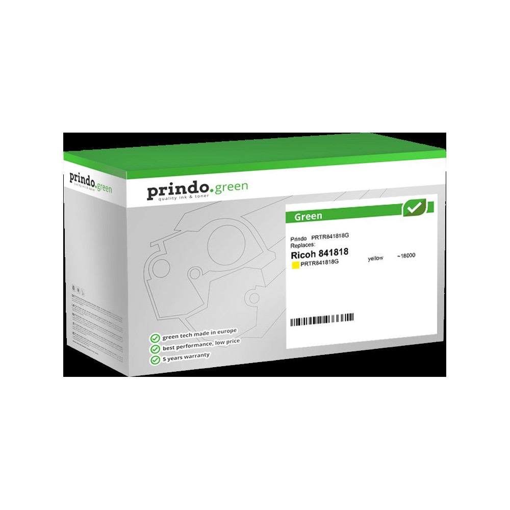 compatibile con Ricoh MP C3503Y  Prindo Green giallo toner