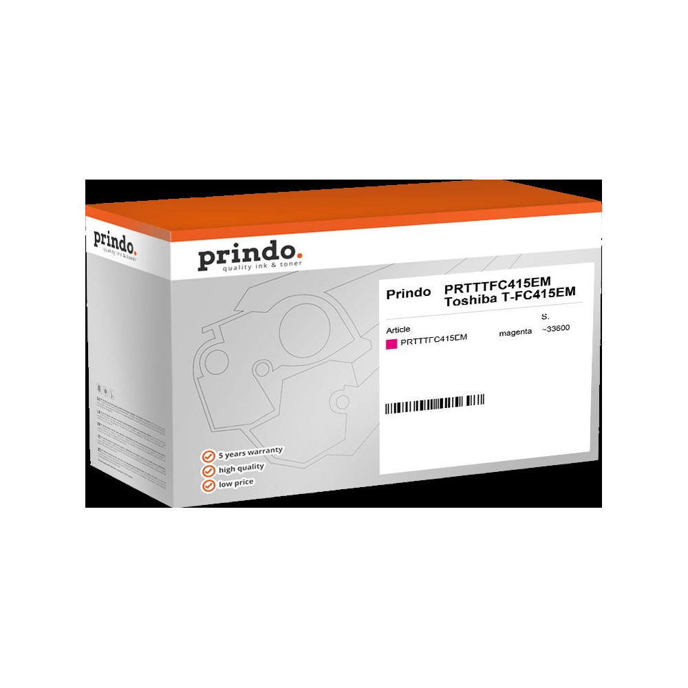 compatibile con Toshiba T-FC415EM  Prindo Classic magenta toner