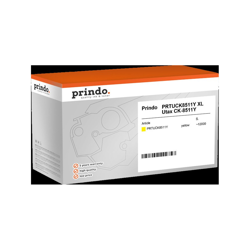 compatibile con Utax CK-8511Y  Prindo Classic XL giallo toner
