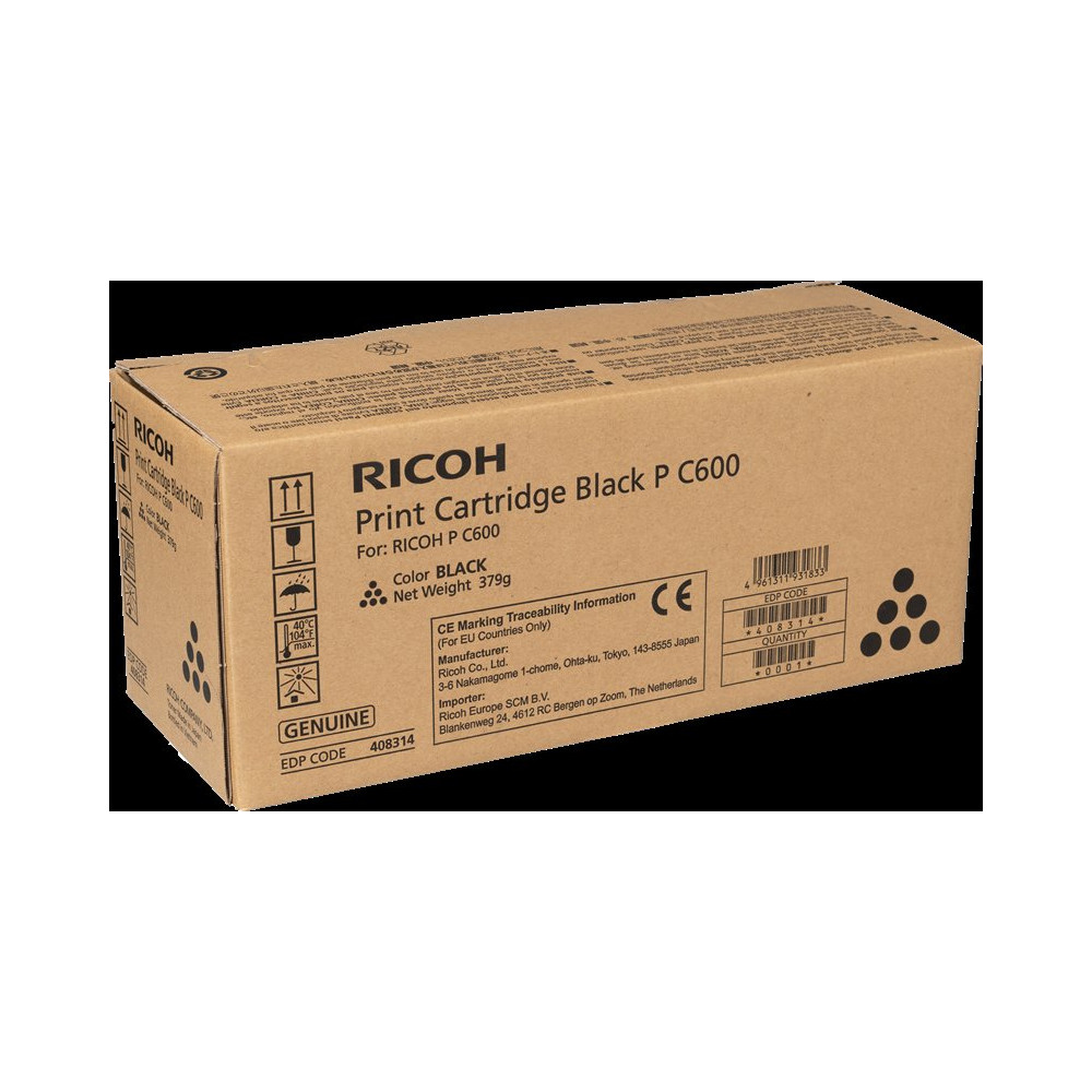 Ricoh P C600BK nero toner (408314)