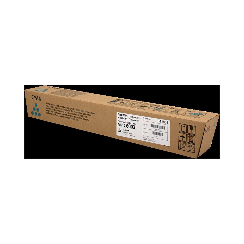 Ricoh MP C6003C ciano toner (841856)