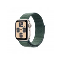 Apple Watch SE GPS 40mm Galassia Cassa Alluminio con Cinturino Sport Loop Lago Verde