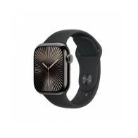 Apple Watch Series 10 GPS + Cellular 42mm Cassa Titanio Ardesia con Nero Sport Band - S/M