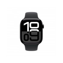 Apple Watch Series 10 GPS + Cellular 46mm Jet Nero Cassa Alluminio con Nero Sport Band - S/M