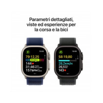 Apple Watch Ultra 2 GPS + Cellular 49mm Cassa Titanio Nero con Titanio Nero Milanese Loop - L