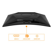 AOC G4 CQ32G4VE Monitor PC 80 cm (31.5") 2560 x 1440 Pixel Quad HD LCD Nero, Grigio