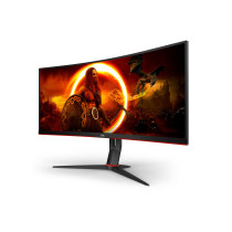 AOC G2 CU34G2XP Monitor PC 86,4 cm (34") 3440 x 1440 Pixel UltraWide Quad HD LED Nero, Rosso