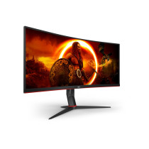 AOC G2 CU34G2XP Monitor PC 86,4 cm (34") 3440 x 1440 Pixel UltraWide Quad HD LED Nero, Rosso