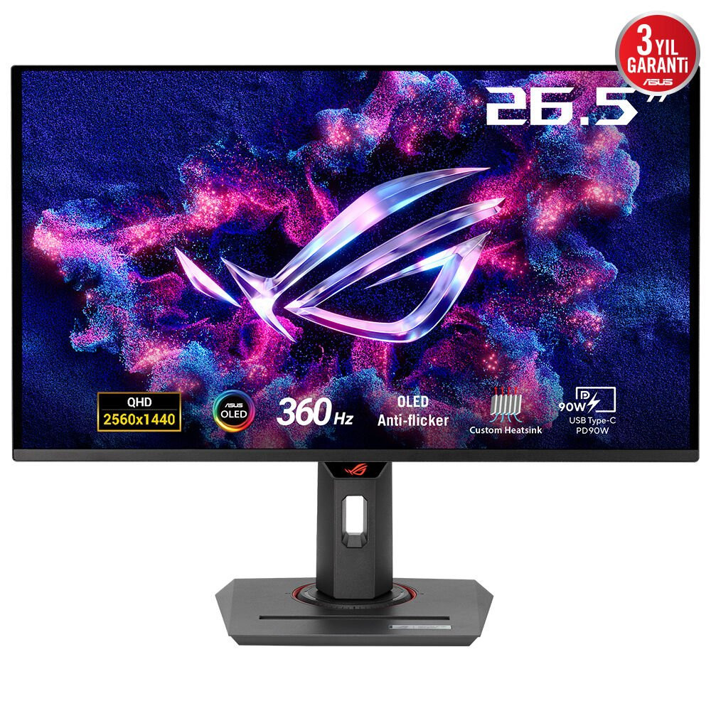 ASUS ROG Strix OLED XG27ACDNG Monitor PC 67,3 cm (26.5") 2560 x 1440 Pixel Quad HD QD-OLED Nero