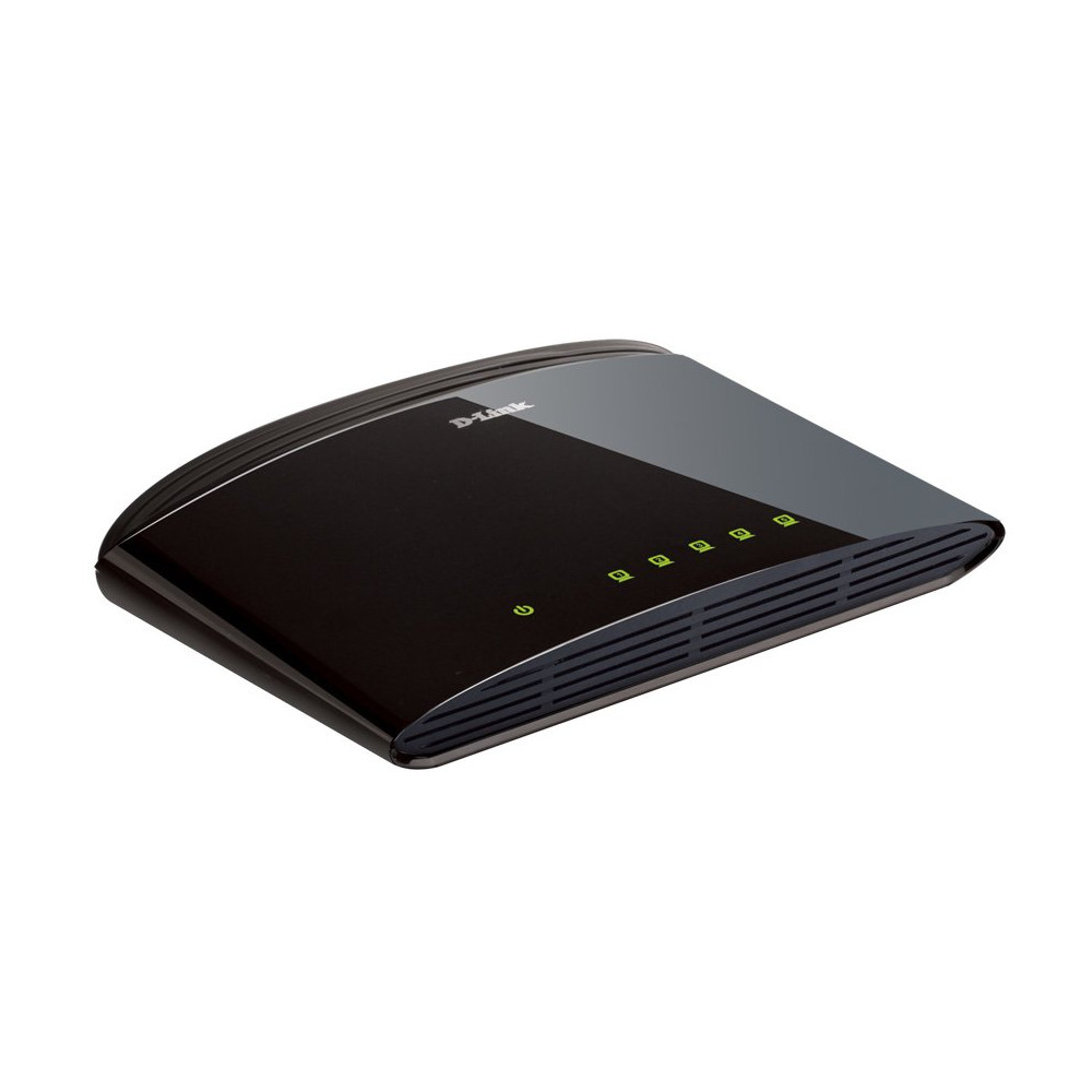 D-Link DES-1005D Non gestito Fast Ethernet (10/100) Nero