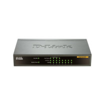 D-Link DES-1008PA switch di rete Non gestito Fast Ethernet (10/100) Supporto Power over Ethernet (PoE) Nero