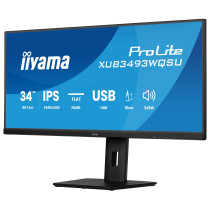 iiyama ProLite XUB3493WQSU-B6 Monitor PC 86,4 cm (34") 3440 x 1440 Pixel UltraWide Quad HD LED Nero